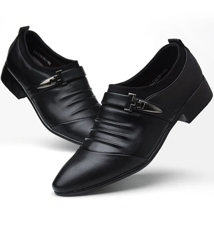 JULIAN™ | Luksusowe Męskie Buty Oxford z Bawełny i Skóry - Eliza©