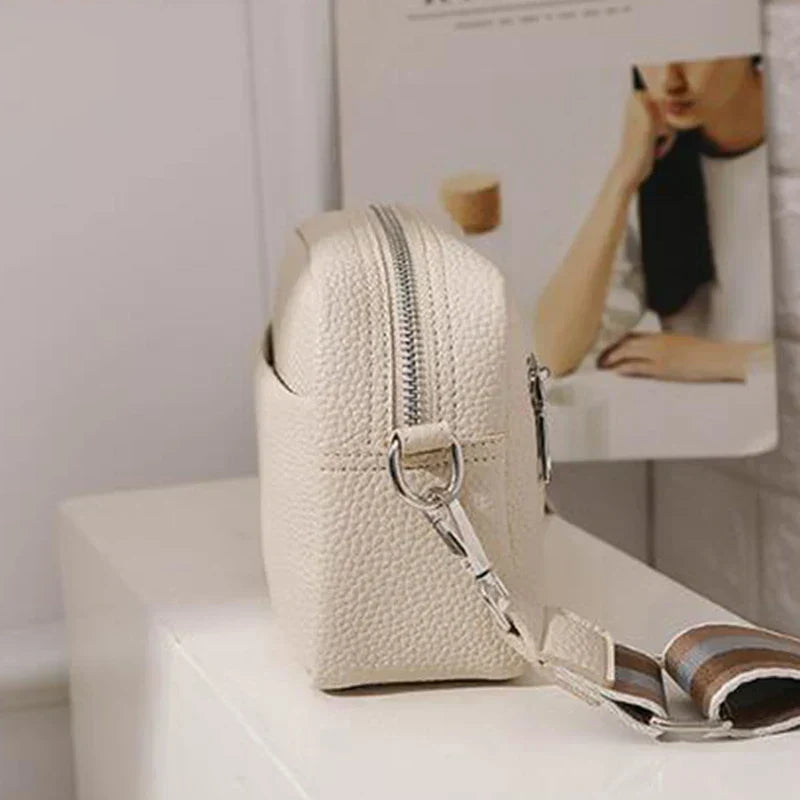 Nora™Elegancka kremowa torba codzienna