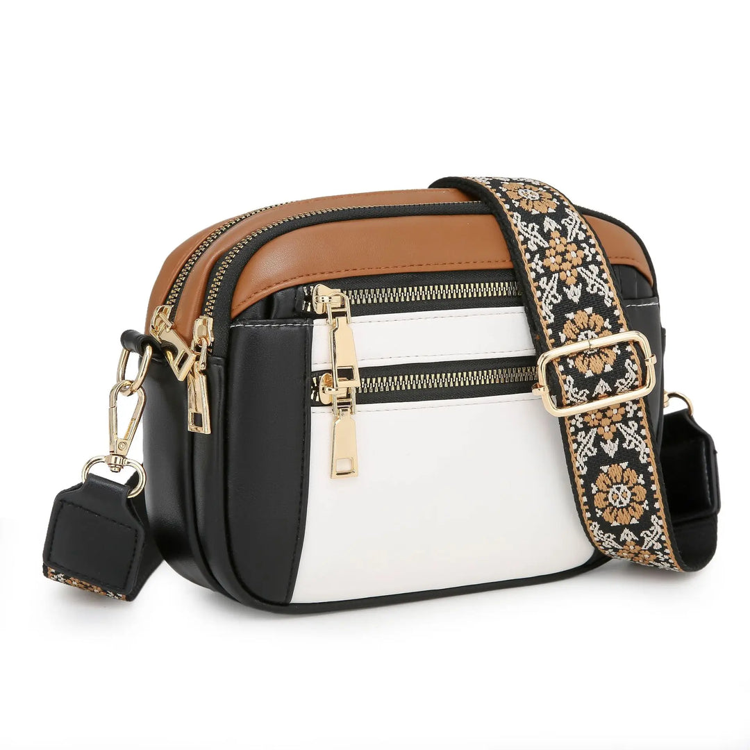 Nola™ – Elegancka torba crossover z szerokimi paskami