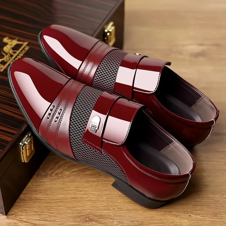 MILO™ | Męskie Sneakersy Skórzane z Grubą Podeszwą - Eliza©