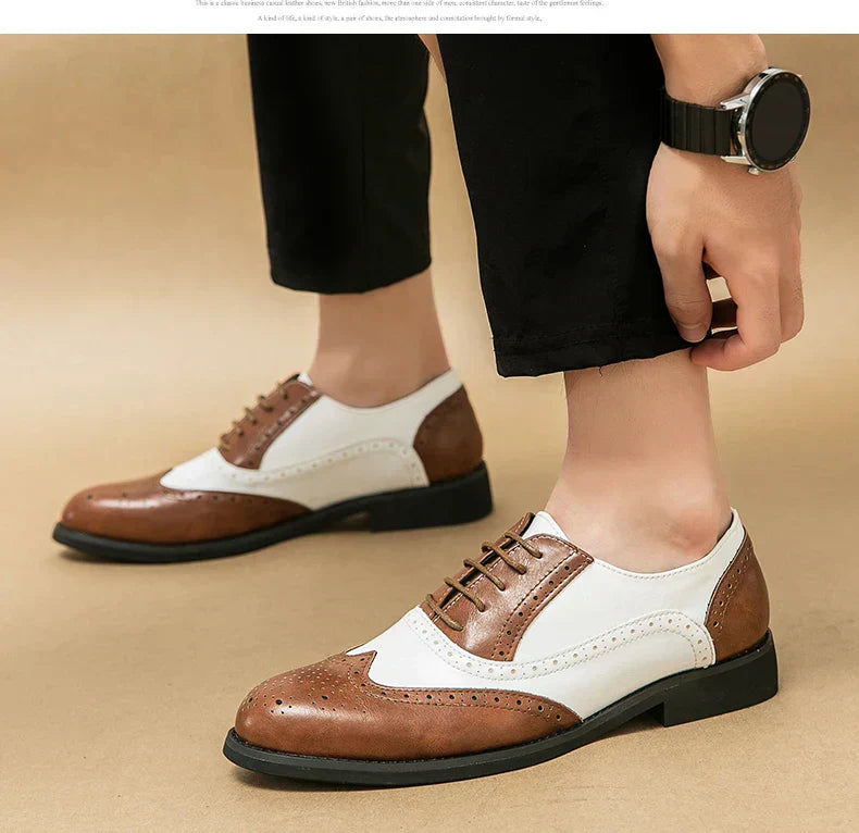 MARIO™ | Klasyczne Włoskie Oxfordy z Monk Strap - Eliza©
