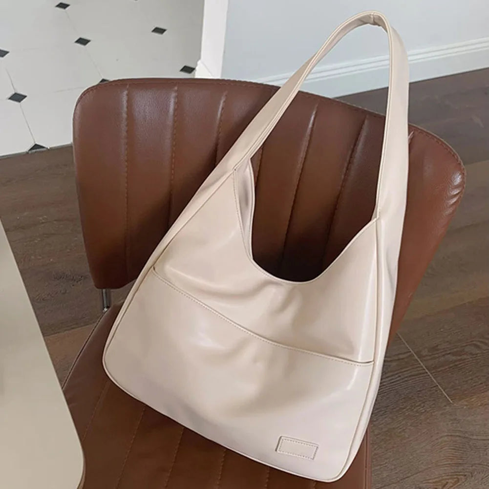 Liv™ - Luźna torba hobo w stylu skórzanym