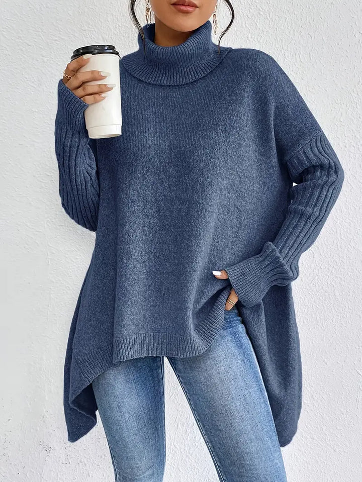 Brygida | Elegancki sweter z golfem