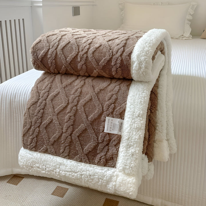Sabina – Dwustronny Koc Fleece