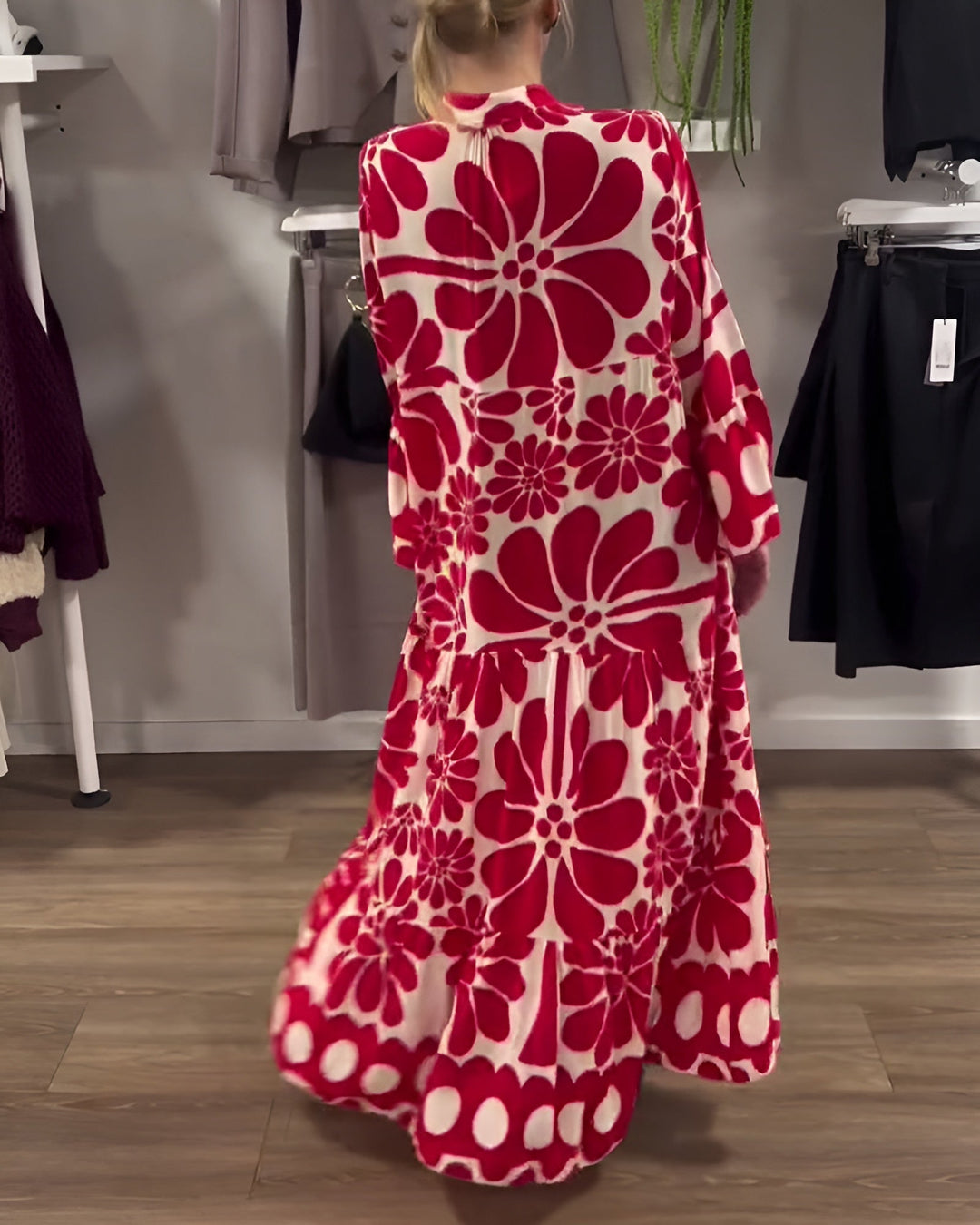 Marielle™ | Elegancka sukienka maxi w kwiaty