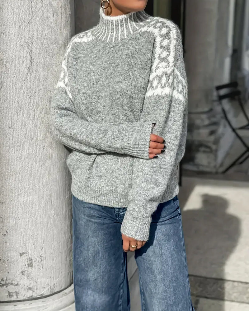 Elżbieta™ | Elegancki Sweter Przezroczysty