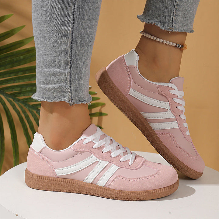 Stylowe damskie buty z okrągłym noskiem, antypoślizgowe, casualowe