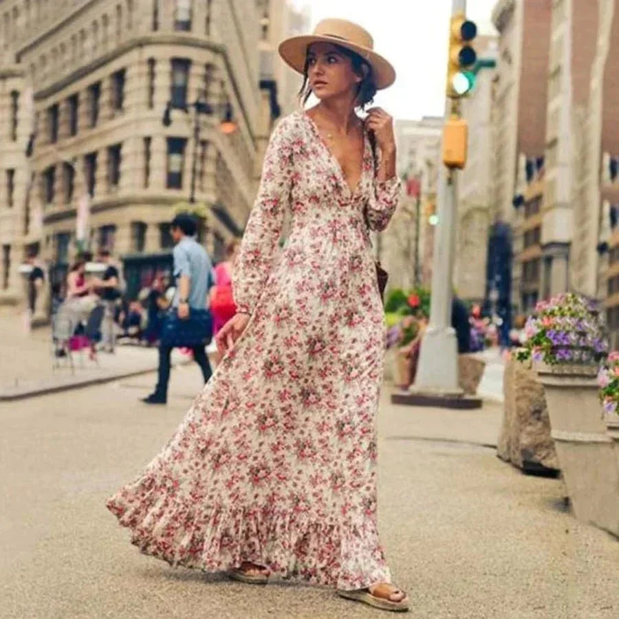 Elina™ | Maxi sukienka w stylu Ibiza