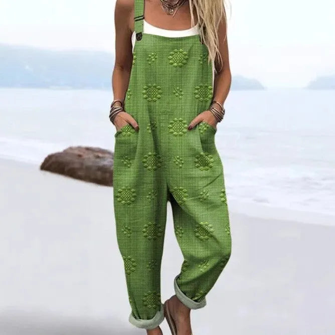Claire™ | Stylowy Kombinezon Kwiatowy