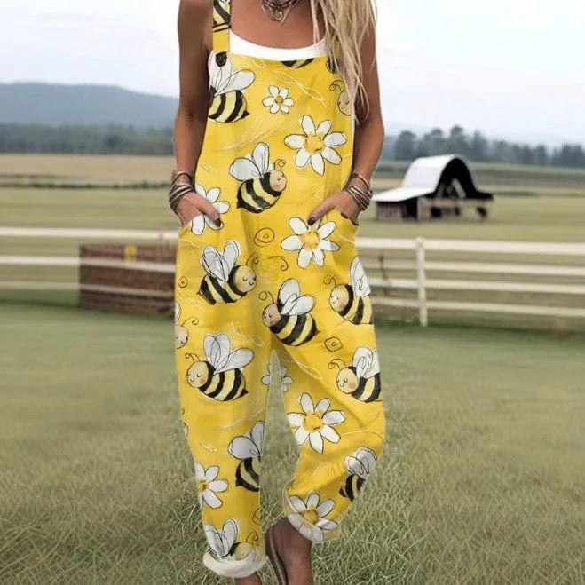 Isabelle™ | Kombinezon Damski w Stylu Retro z Kwiatami
