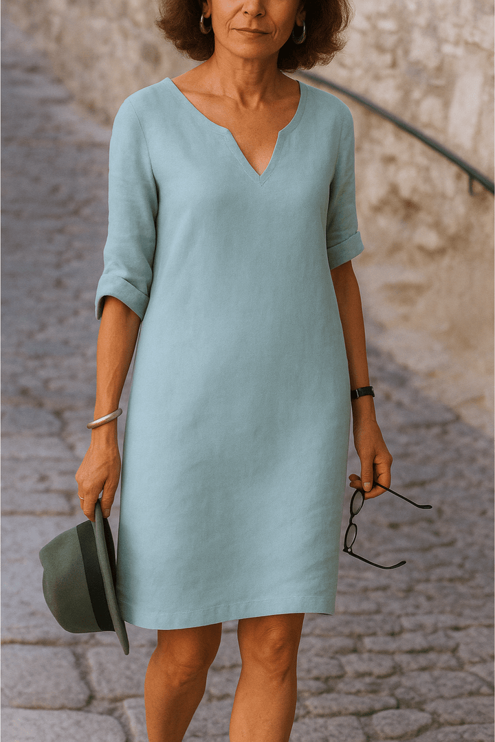 Liana™ | Elegancka sukienka z dekoltem w kształcie litery V