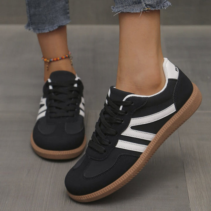 Stylowe damskie buty z okrągłym noskiem, antypoślizgowe, casualowe