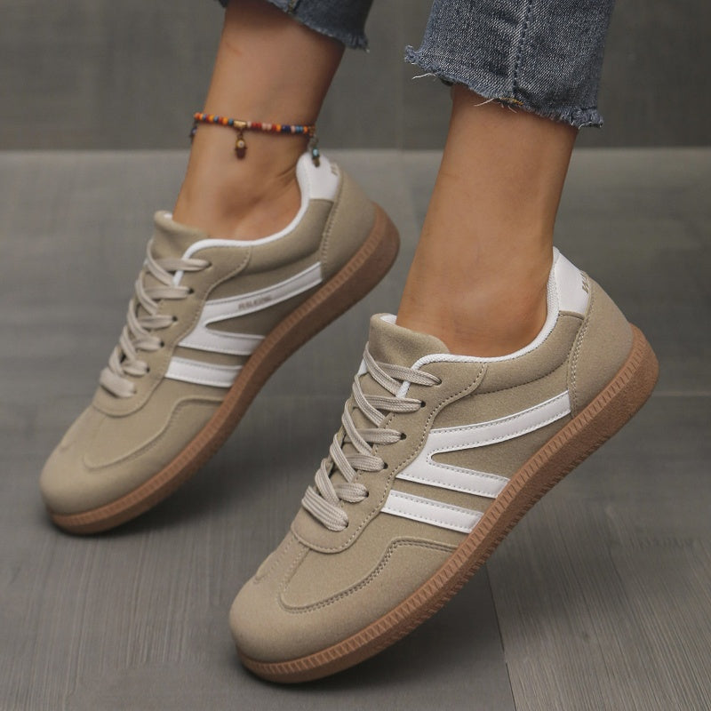 Stylowe damskie buty z okrągłym noskiem, antypoślizgowe, casualowe