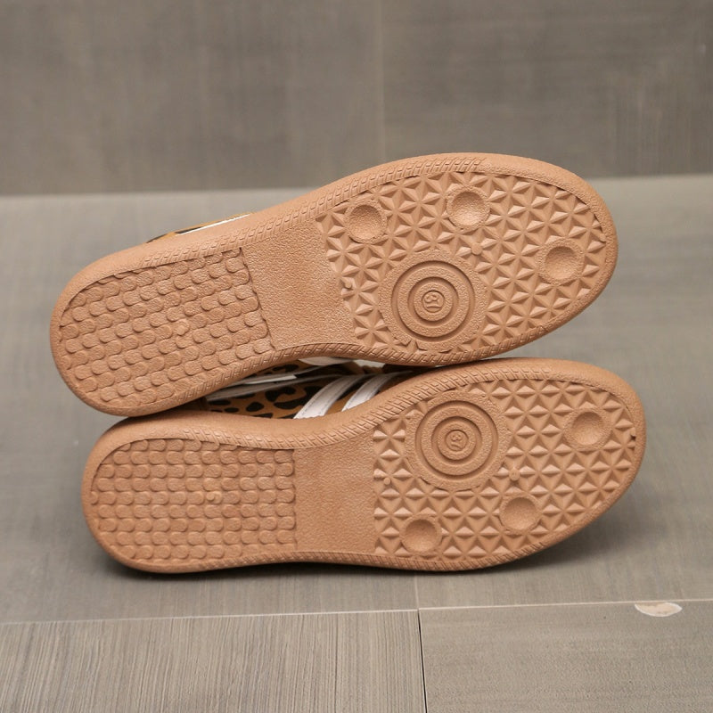 Stylowe damskie buty z okrągłym noskiem, antypoślizgowe, casualowe