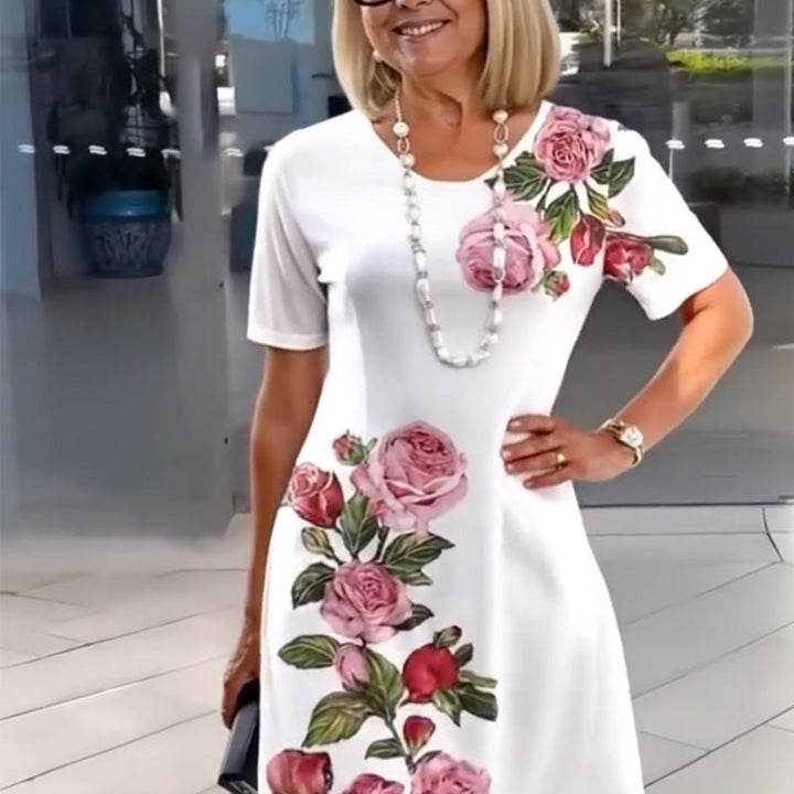 Josina™ - Sukienka letnia z kwiatowym nadrukiem