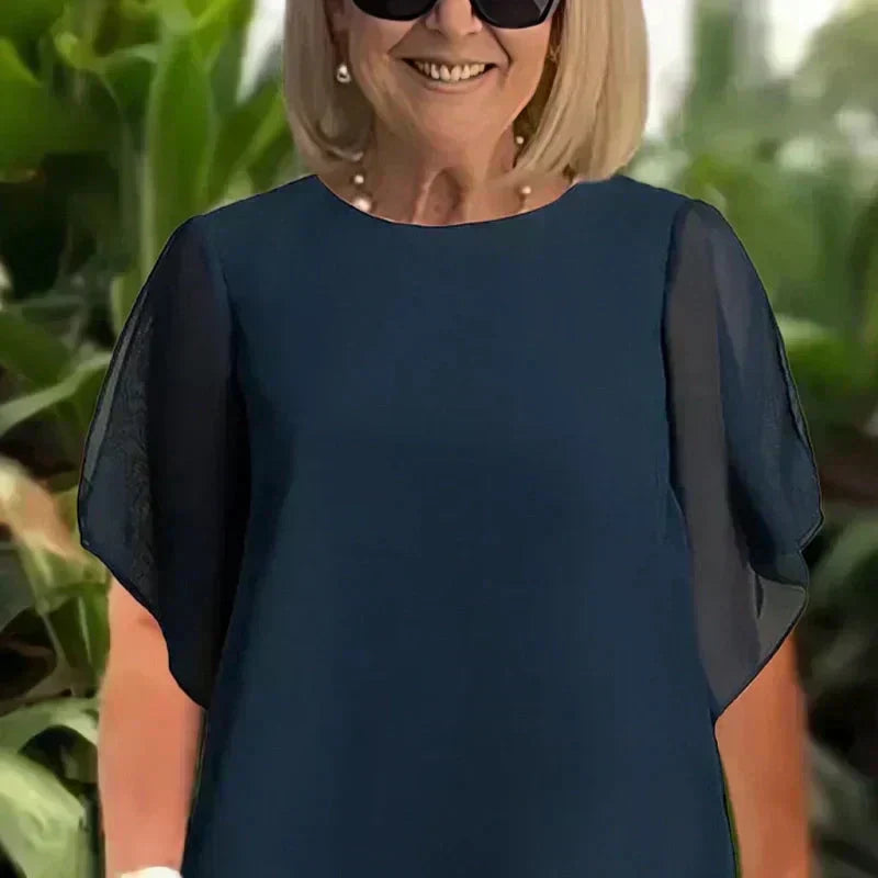Uroczy zestaw topów o nieregularnym kroju 👗 Elegancki zestaw spodni z szerokimi nogawkami – Wygodny i idealny na wiosnę