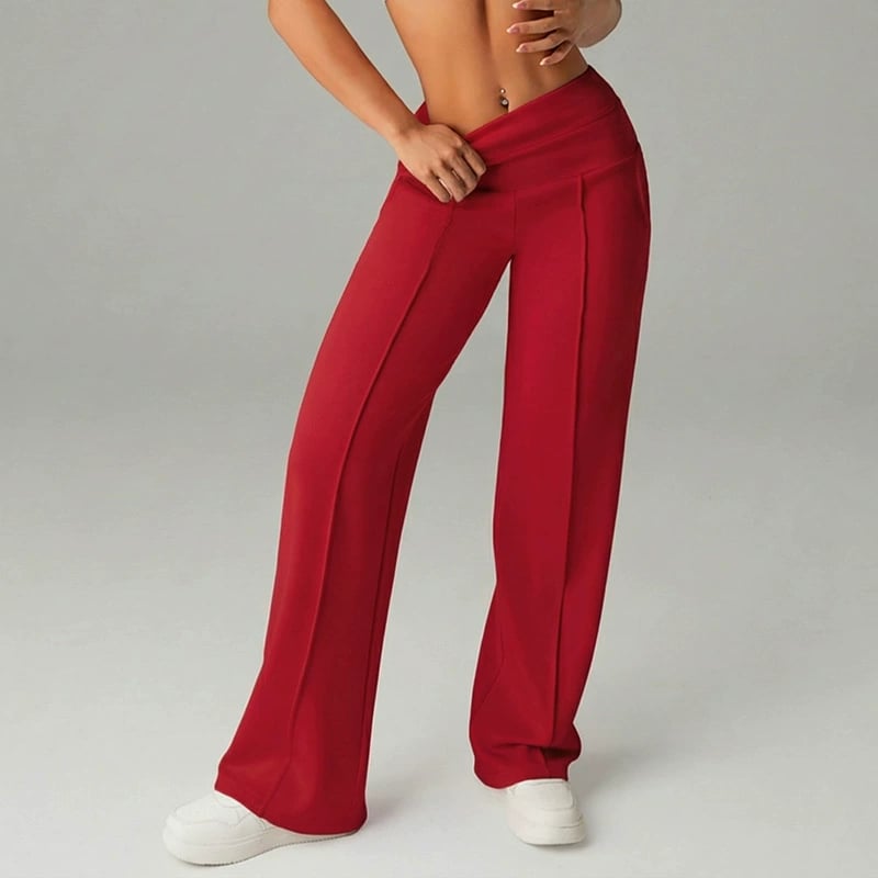 💗50% ZNIŻKI💕Damskie Spodnie Casual z Wysokim Stanem i Szerokimi Nogawkami