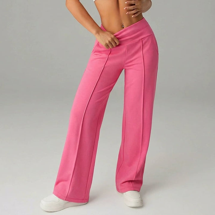💗50% ZNIŻKI💕Damskie Spodnie Casual z Wysokim Stanem i Szerokimi Nogawkami