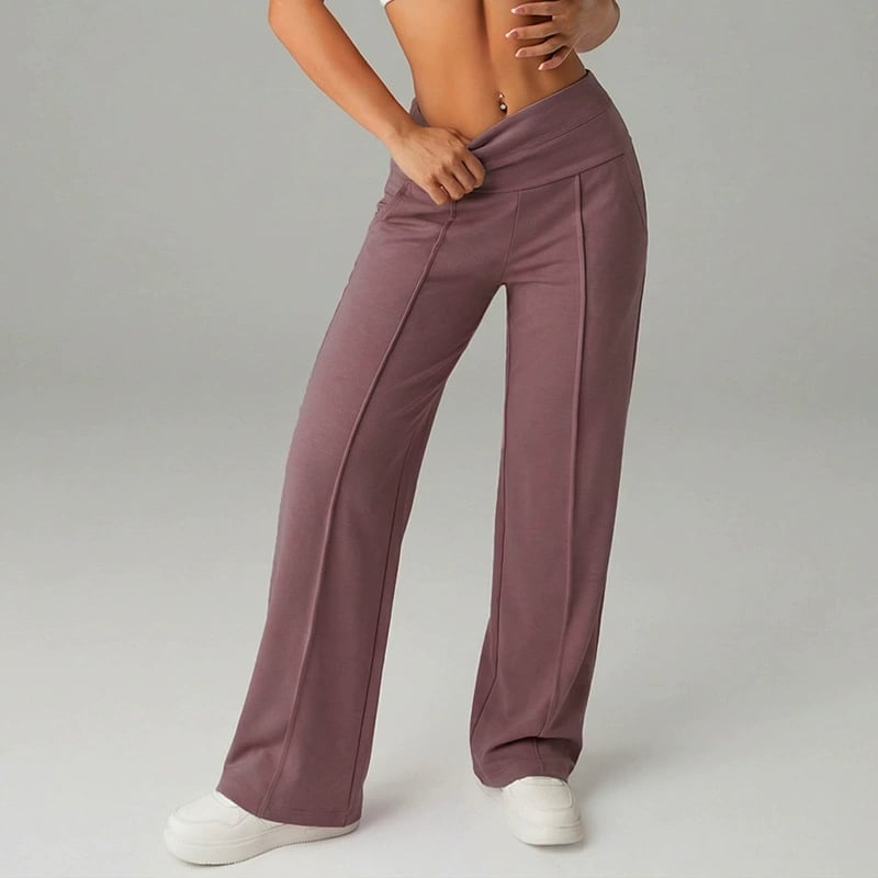 💗50% ZNIŻKI💕Damskie Spodnie Casual z Wysokim Stanem i Szerokimi Nogawkami