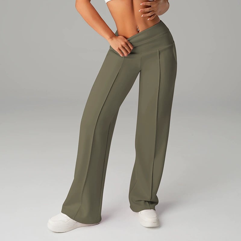 💗50% ZNIŻKI💕Damskie Spodnie Casual z Wysokim Stanem i Szerokimi Nogawkami